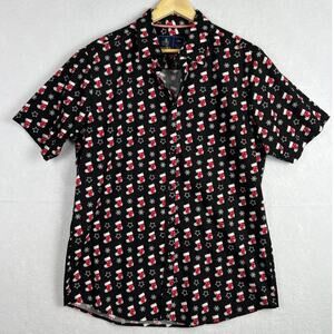 Rugby University 100% Cotton Christmas Stocking Short Sleeve Shirt Large
